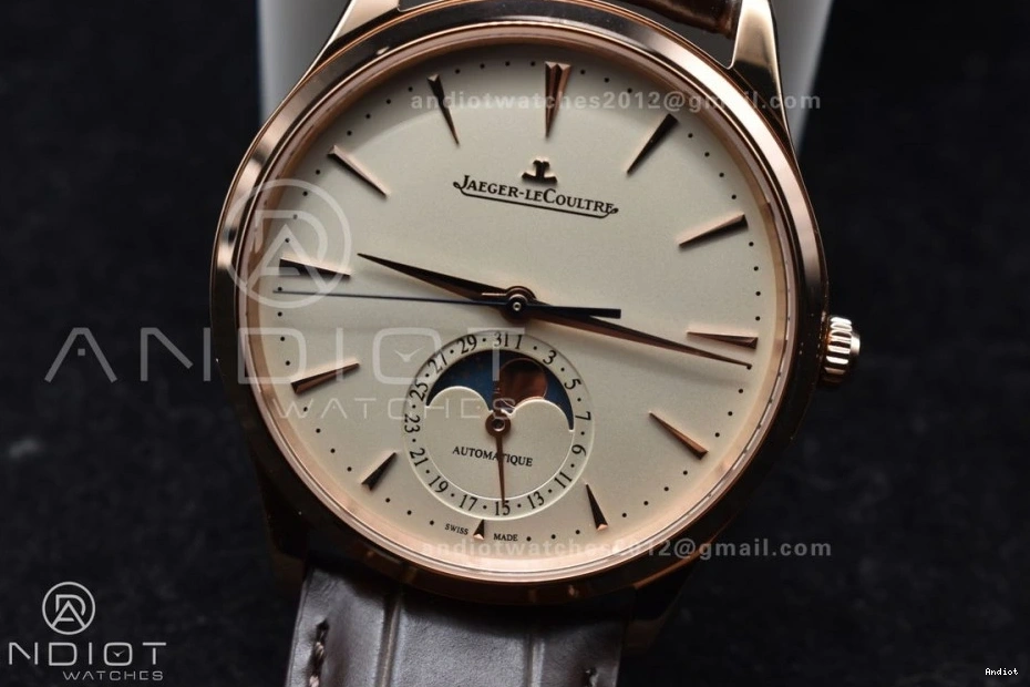 Strap Edition RG on White Thin Leather Best Brown Dial Ultra Master Moon APSF Super 1:1 SA925 Clone 0502